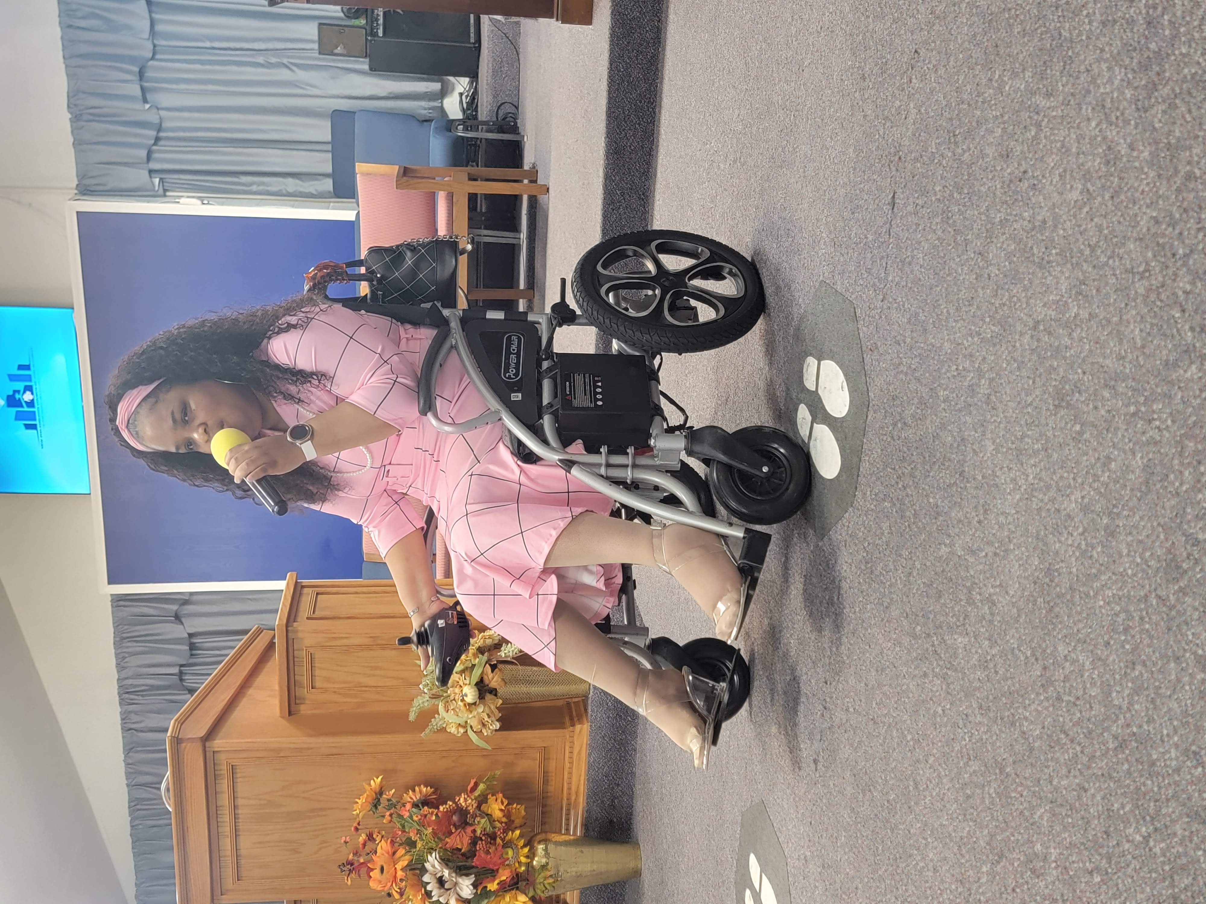 Photo of Ms. Wheelchair America/First Lady Missionary Tamara Blackwell
